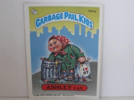 141a ASHLEY Can 1986 Topps Garbage Pail Kids Card